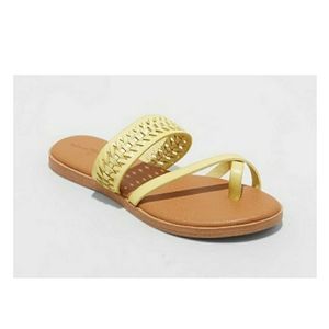 NWT A NEW DAY LISSIE LIME SANDALS